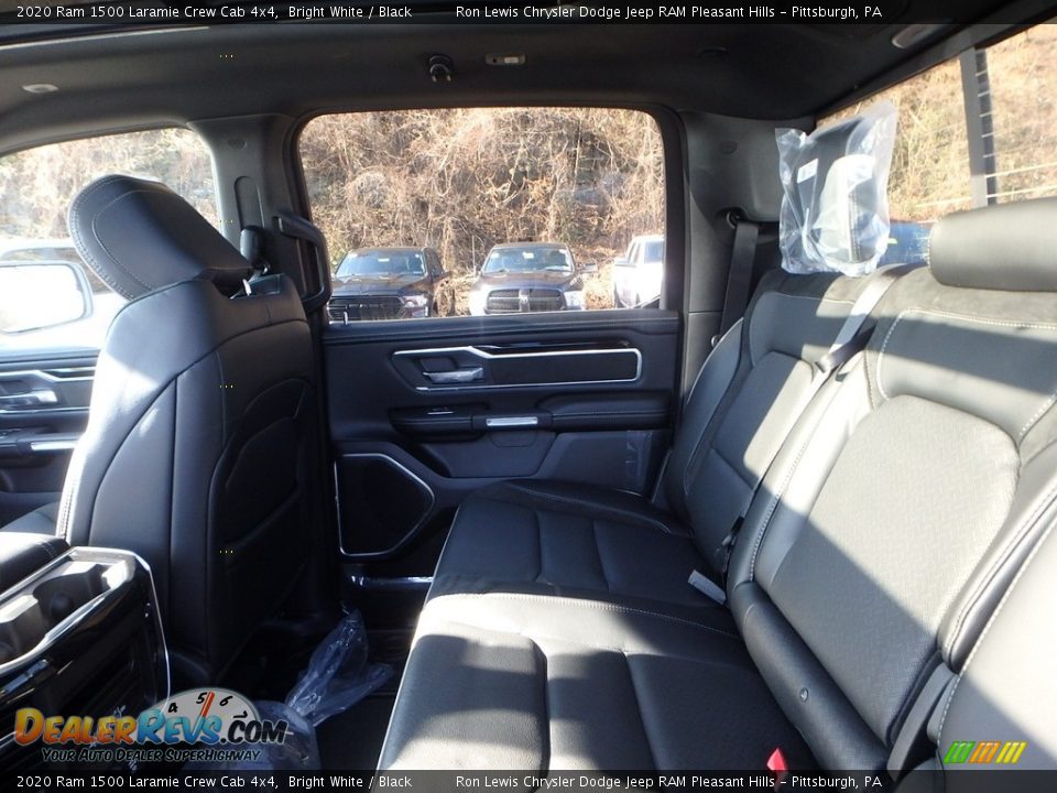 2020 Ram 1500 Laramie Crew Cab 4x4 Bright White / Black Photo #12