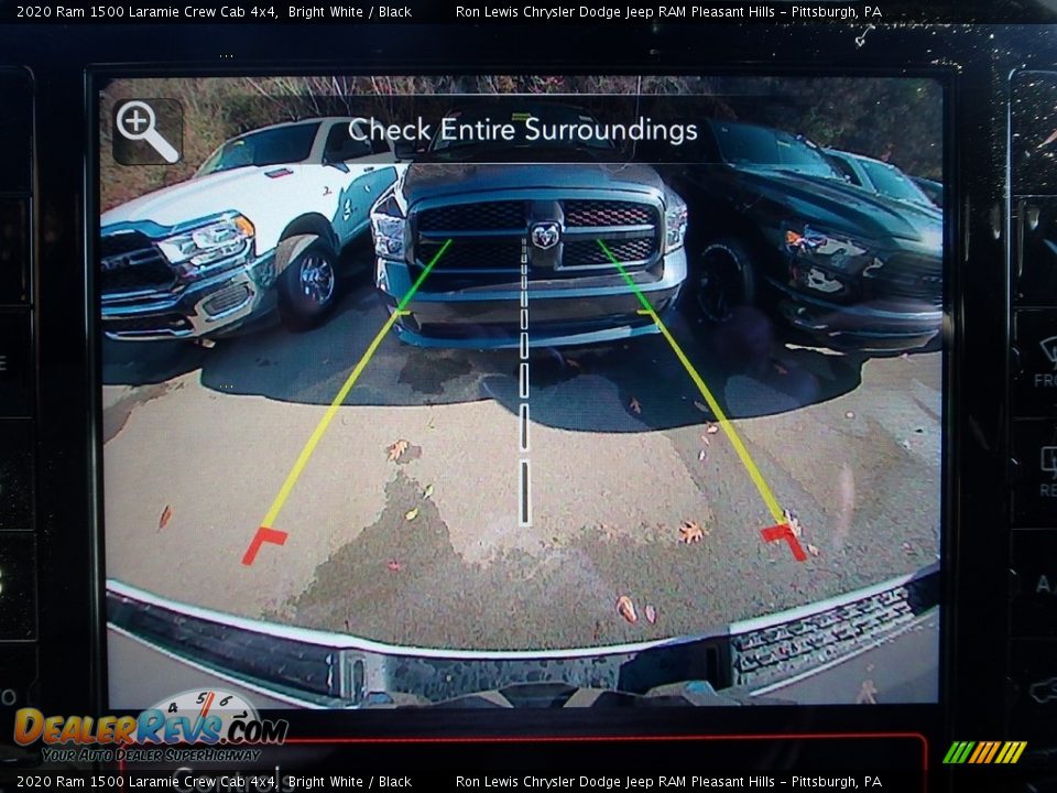 2020 Ram 1500 Laramie Crew Cab 4x4 Bright White / Black Photo #16