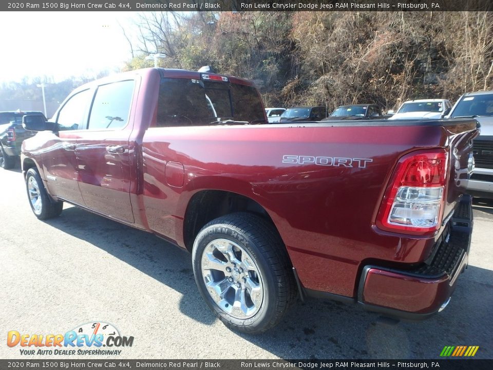 2020 Ram 1500 Big Horn Crew Cab 4x4 Delmonico Red Pearl / Black Photo #3