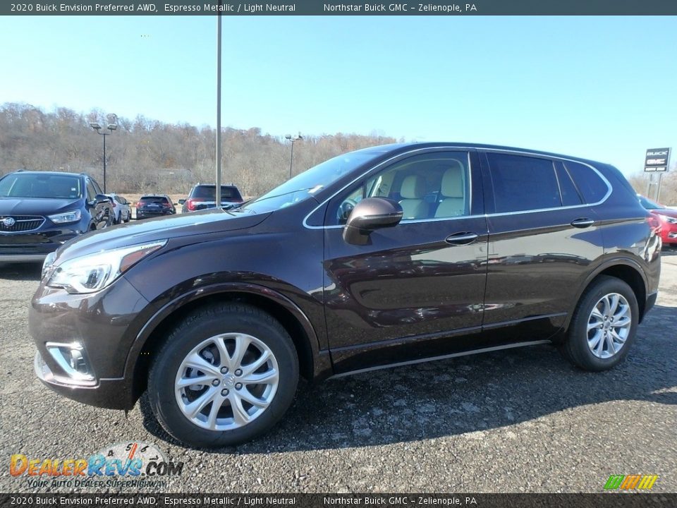 2020 Buick Envision Preferred AWD Espresso Metallic / Light Neutral Photo #1