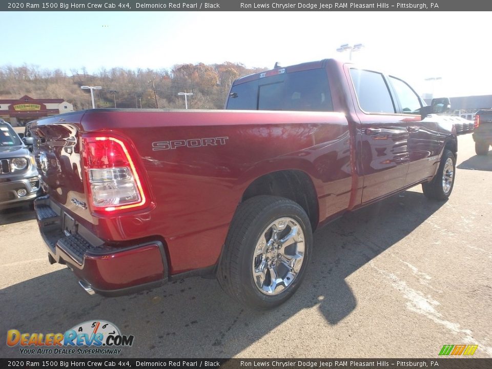 2020 Ram 1500 Big Horn Crew Cab 4x4 Delmonico Red Pearl / Black Photo #6