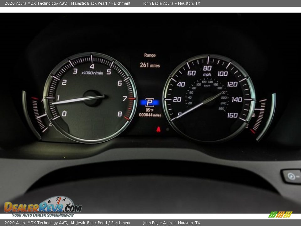 2020 Acura MDX Technology AWD Majestic Black Pearl / Parchment Photo #34