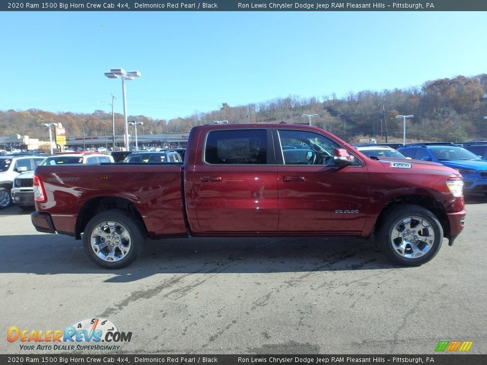 2020 Ram 1500 Big Horn Crew Cab 4x4 Delmonico Red Pearl / Black Photo #7