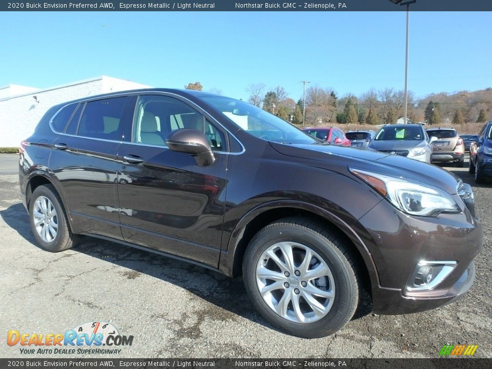 2020 Buick Envision Preferred AWD Espresso Metallic / Light Neutral Photo #3
