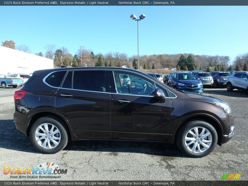 2020 Buick Envision Preferred AWD Espresso Metallic / Light Neutral Photo #4