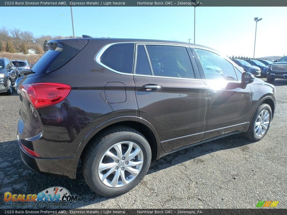 2020 Buick Envision Preferred AWD Espresso Metallic / Light Neutral Photo #5