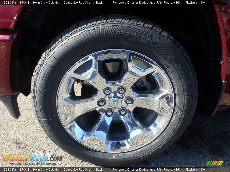 2020 Ram 1500 Big Horn Crew Cab 4x4 Delmonico Red Pearl / Black Photo #10