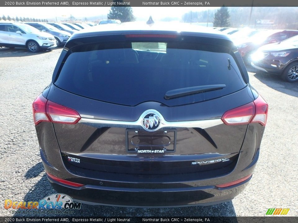 2020 Buick Envision Preferred AWD Espresso Metallic / Light Neutral Photo #6