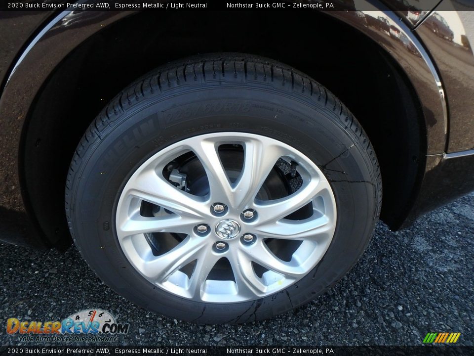 2020 Buick Envision Preferred AWD Espresso Metallic / Light Neutral Photo #11