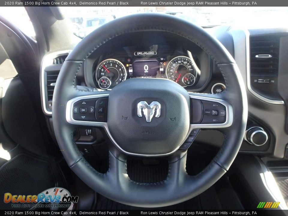 2020 Ram 1500 Big Horn Crew Cab 4x4 Delmonico Red Pearl / Black Photo #18