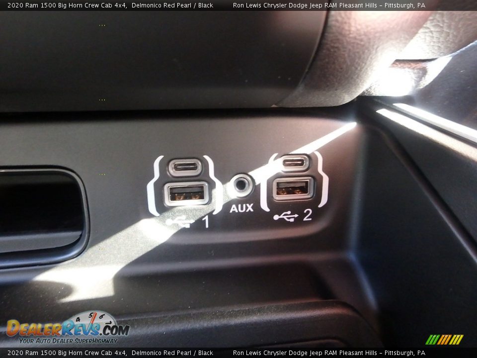 2020 Ram 1500 Big Horn Crew Cab 4x4 Delmonico Red Pearl / Black Photo #20