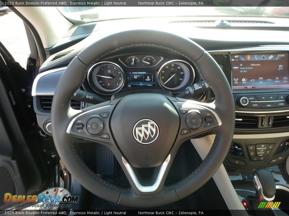 2020 Buick Envision Preferred AWD Espresso Metallic / Light Neutral Photo #18