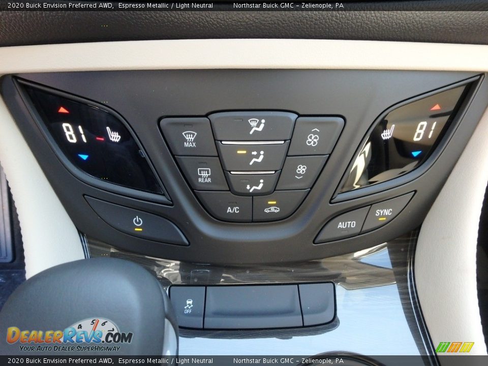 2020 Buick Envision Preferred AWD Espresso Metallic / Light Neutral Photo #19
