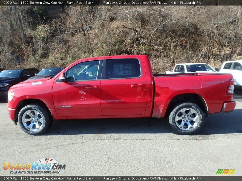 2020 Ram 1500 Big Horn Crew Cab 4x4 Flame Red / Black Photo #2