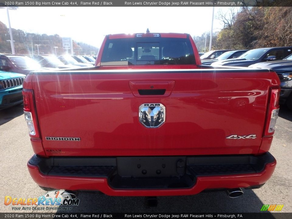 2020 Ram 1500 Big Horn Crew Cab 4x4 Flame Red / Black Photo #4