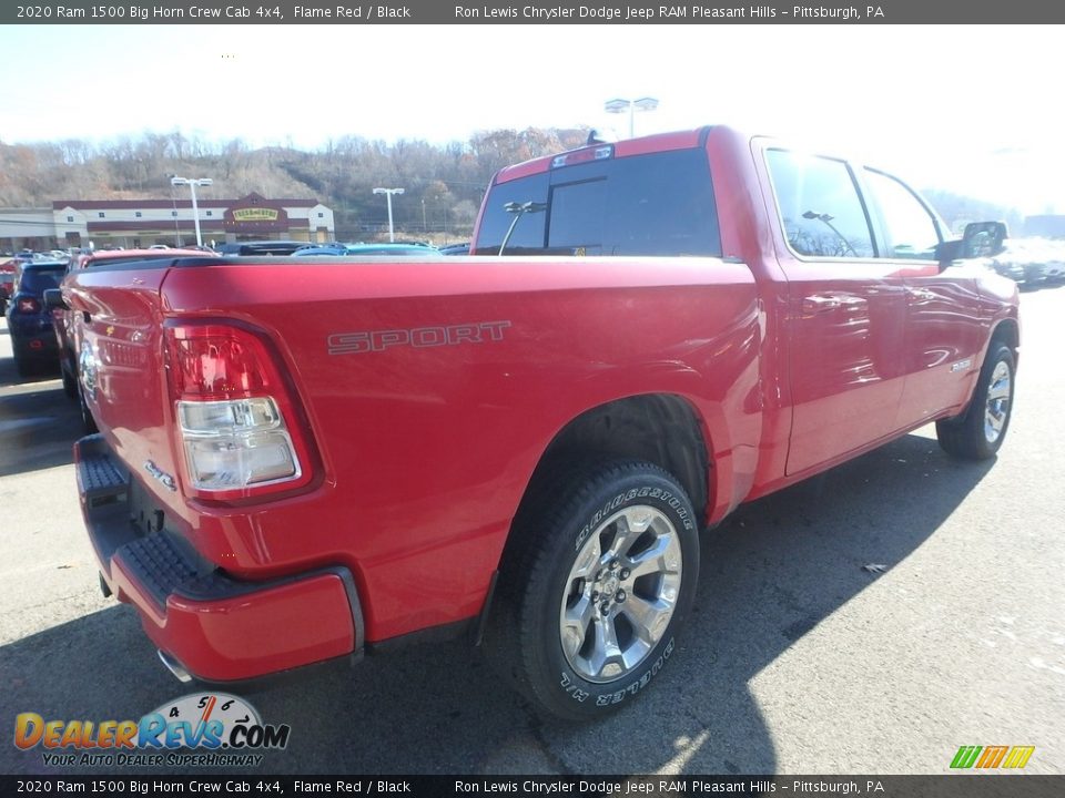 2020 Ram 1500 Big Horn Crew Cab 4x4 Flame Red / Black Photo #6