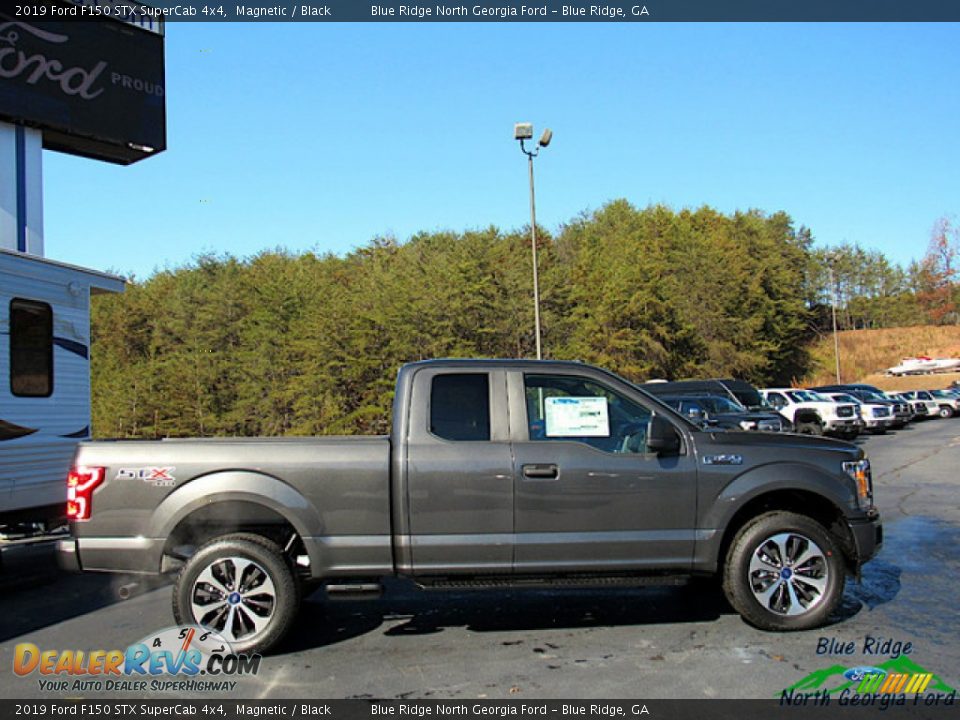 2019 Ford F150 STX SuperCab 4x4 Magnetic / Black Photo #6