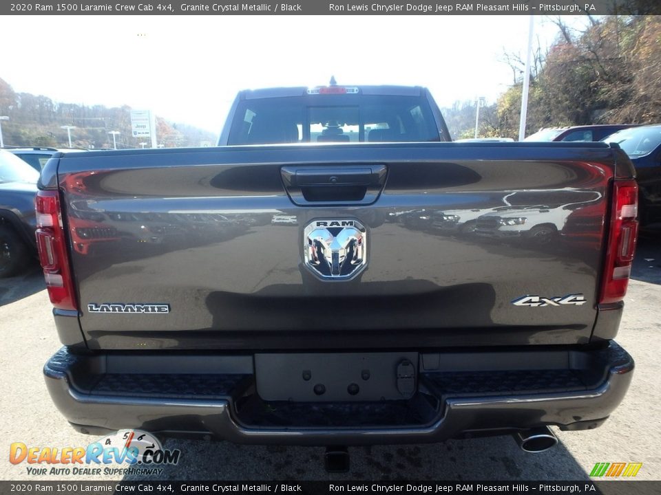 2020 Ram 1500 Laramie Crew Cab 4x4 Granite Crystal Metallic / Black Photo #4