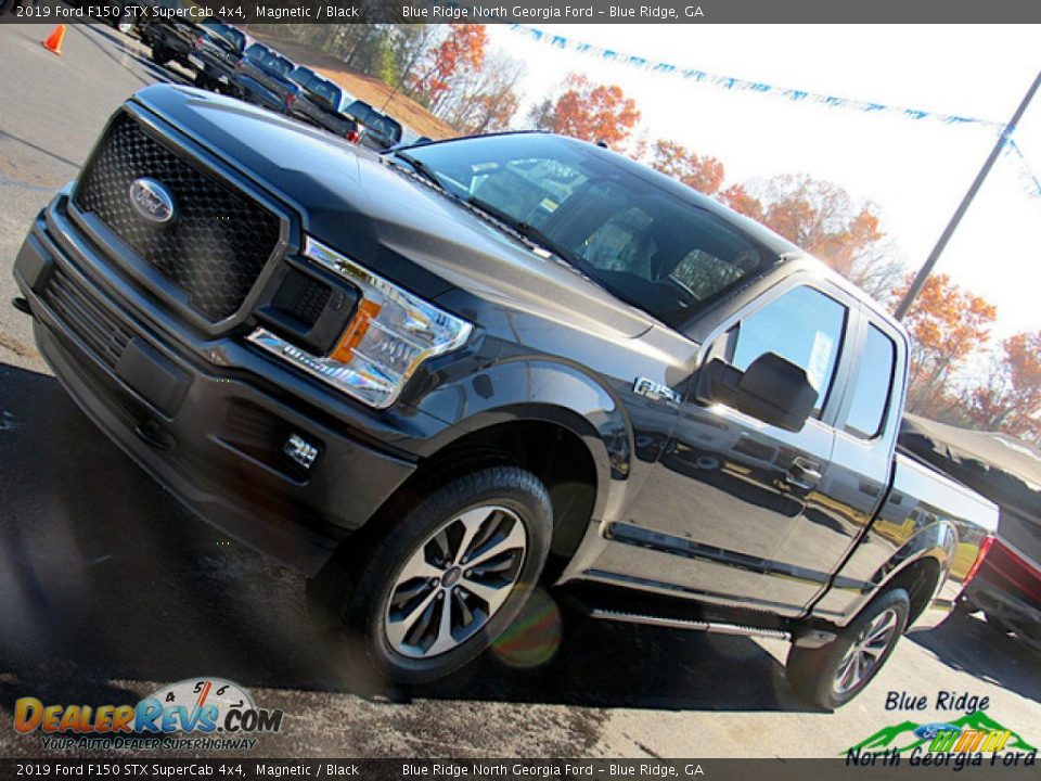 2019 Ford F150 STX SuperCab 4x4 Magnetic / Black Photo #29