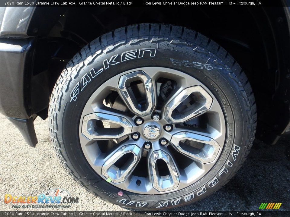 2020 Ram 1500 Laramie Crew Cab 4x4 Granite Crystal Metallic / Black Photo #10