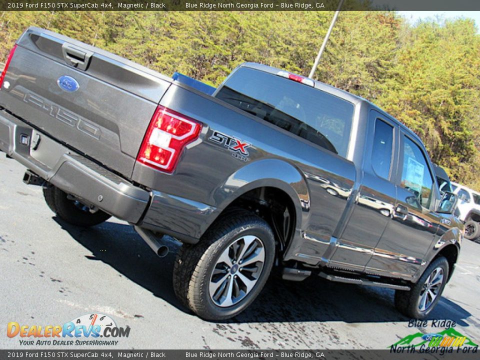 2019 Ford F150 STX SuperCab 4x4 Magnetic / Black Photo #31