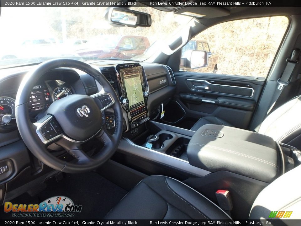 2020 Ram 1500 Laramie Crew Cab 4x4 Granite Crystal Metallic / Black Photo #13