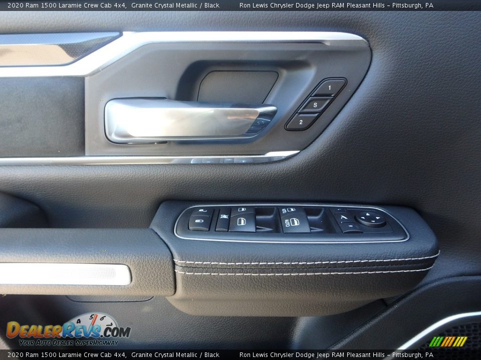 2020 Ram 1500 Laramie Crew Cab 4x4 Granite Crystal Metallic / Black Photo #14