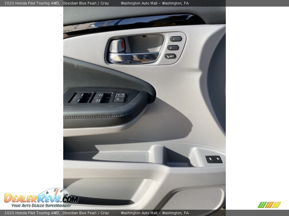 2020 Honda Pilot Touring AWD Obsidian Blue Pearl / Gray Photo #11