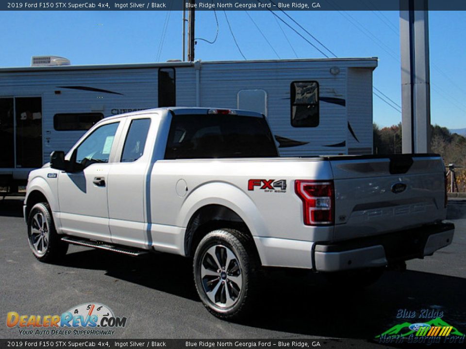 2019 Ford F150 STX SuperCab 4x4 Ingot Silver / Black Photo #3