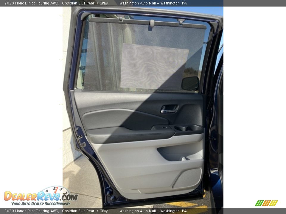 2020 Honda Pilot Touring AWD Obsidian Blue Pearl / Gray Photo #16
