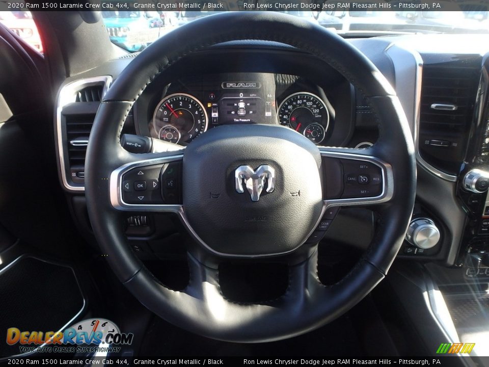 2020 Ram 1500 Laramie Crew Cab 4x4 Granite Crystal Metallic / Black Photo #18