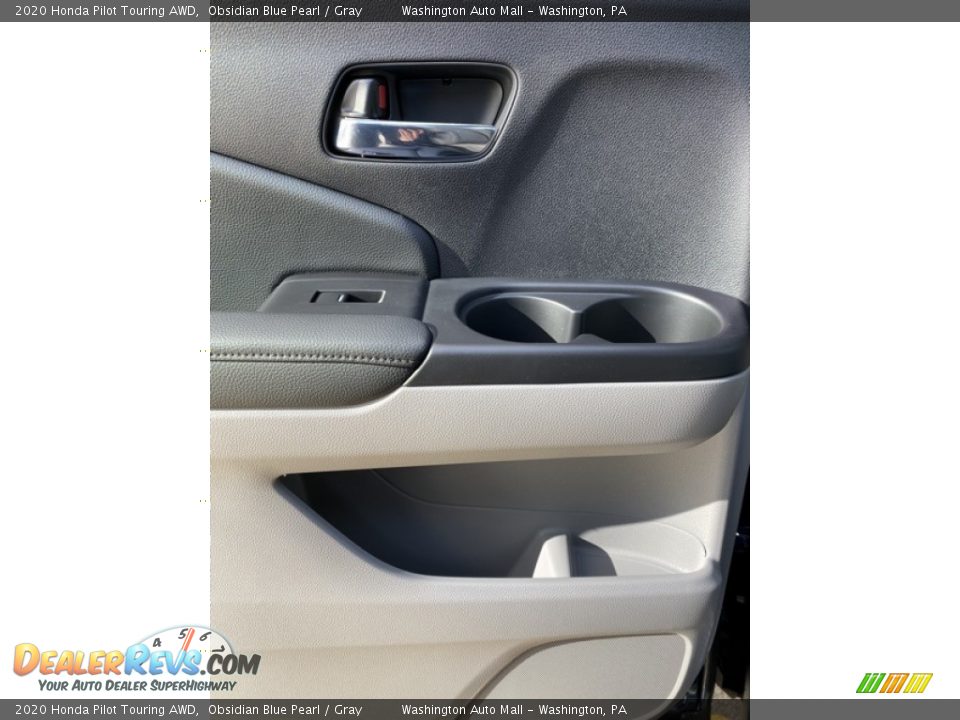 2020 Honda Pilot Touring AWD Obsidian Blue Pearl / Gray Photo #17