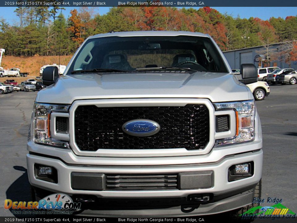 2019 Ford F150 STX SuperCab 4x4 Ingot Silver / Black Photo #8