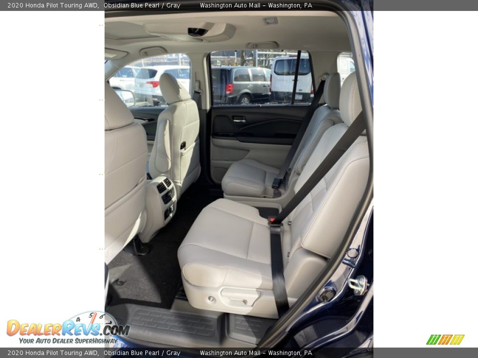 2020 Honda Pilot Touring AWD Obsidian Blue Pearl / Gray Photo #19