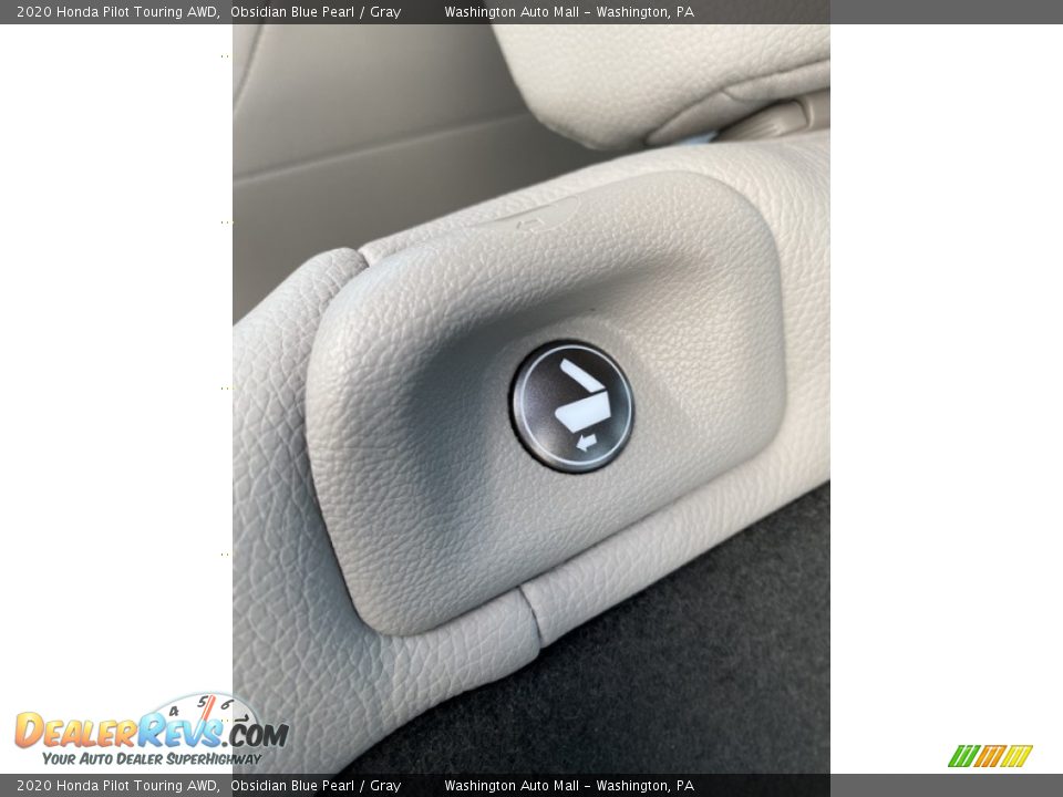 2020 Honda Pilot Touring AWD Obsidian Blue Pearl / Gray Photo #20