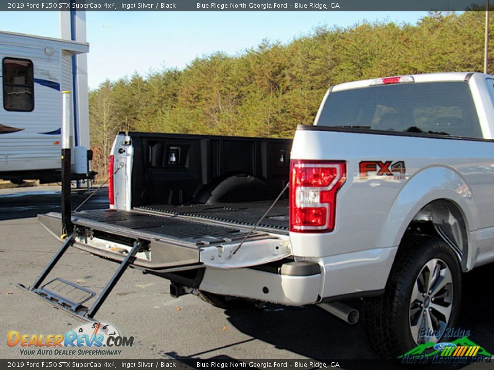 2019 Ford F150 STX SuperCab 4x4 Ingot Silver / Black Photo #14