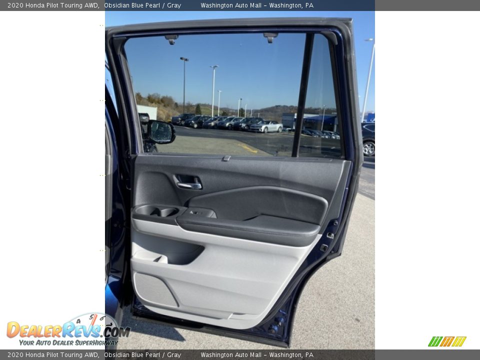 2020 Honda Pilot Touring AWD Obsidian Blue Pearl / Gray Photo #27