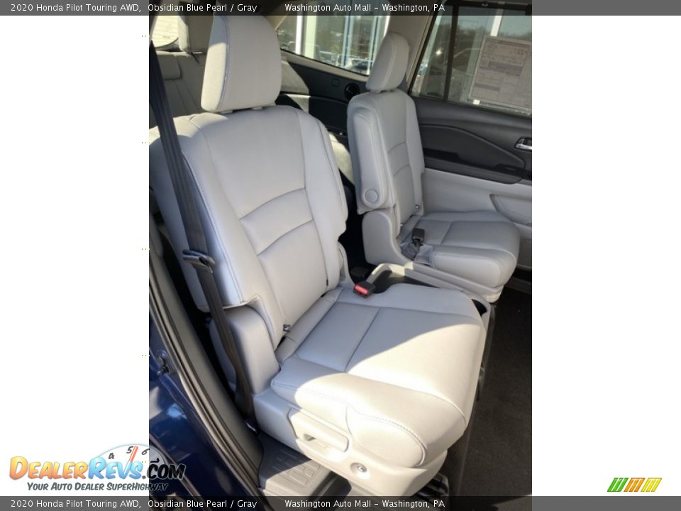 2020 Honda Pilot Touring AWD Obsidian Blue Pearl / Gray Photo #28