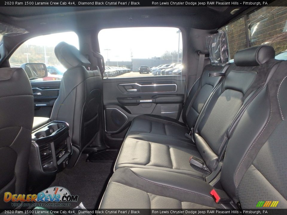 2020 Ram 1500 Laramie Crew Cab 4x4 Diamond Black Crystal Pearl / Black Photo #12