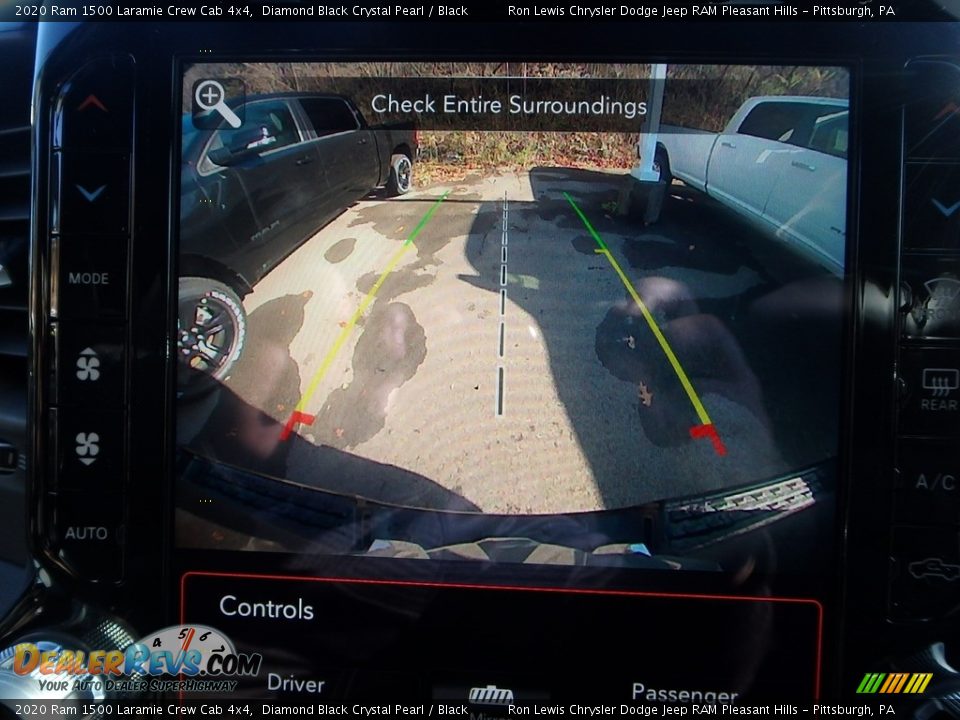 2020 Ram 1500 Laramie Crew Cab 4x4 Diamond Black Crystal Pearl / Black Photo #16