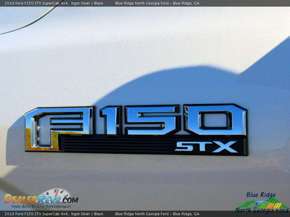 2019 Ford F150 STX SuperCab 4x4 Ingot Silver / Black Photo #34