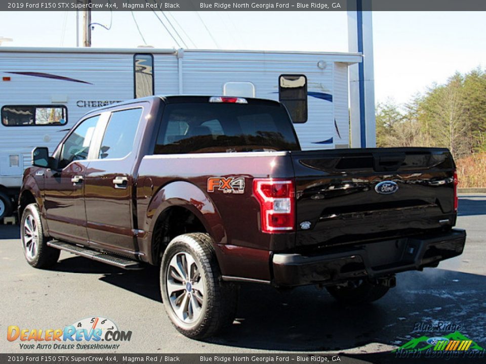 2019 Ford F150 STX SuperCrew 4x4 Magma Red / Black Photo #3