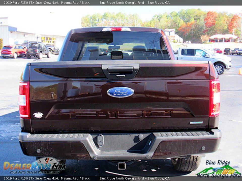 2019 Ford F150 STX SuperCrew 4x4 Magma Red / Black Photo #4