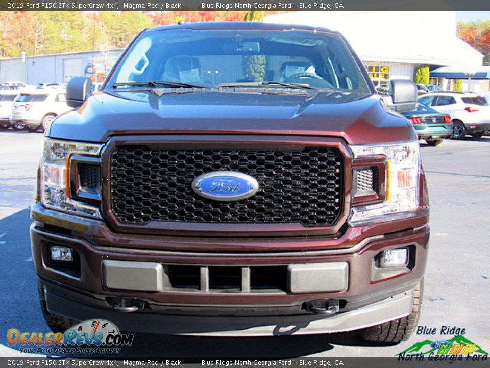 2019 Ford F150 STX SuperCrew 4x4 Magma Red / Black Photo #8