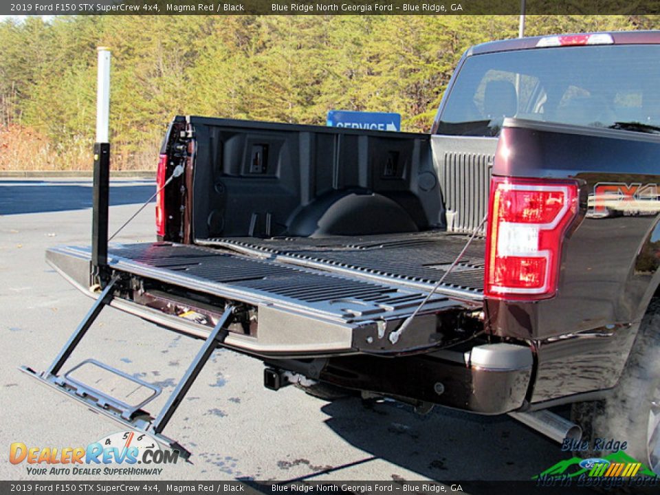 2019 Ford F150 STX SuperCrew 4x4 Magma Red / Black Photo #13