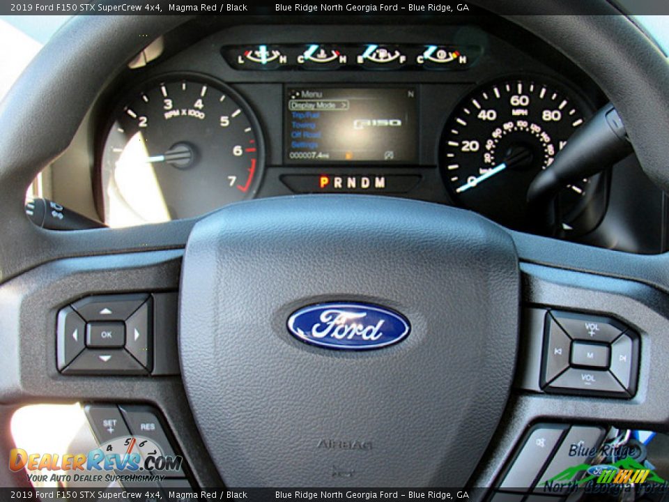 2019 Ford F150 STX SuperCrew 4x4 Magma Red / Black Photo #17