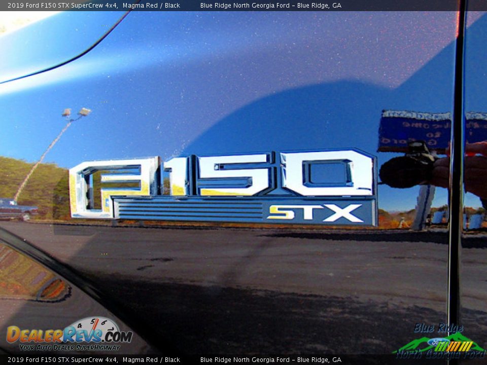 2019 Ford F150 STX SuperCrew 4x4 Magma Red / Black Photo #34