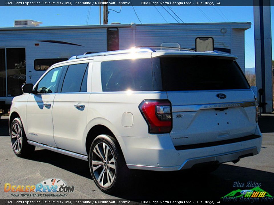 2020 Ford Expedition Platinum Max 4x4 Star White / Medium Soft Ceramic Photo #3
