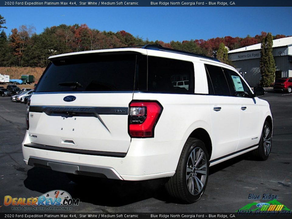 2020 Ford Expedition Platinum Max 4x4 Star White / Medium Soft Ceramic Photo #5