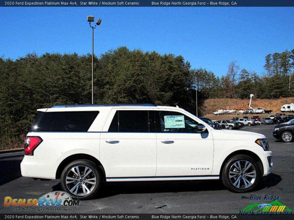 2020 Ford Expedition Platinum Max 4x4 Star White / Medium Soft Ceramic Photo #6